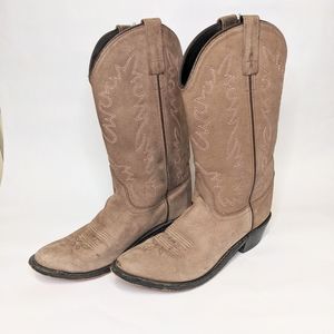 Sheplers old western cowboy leather boots size 8